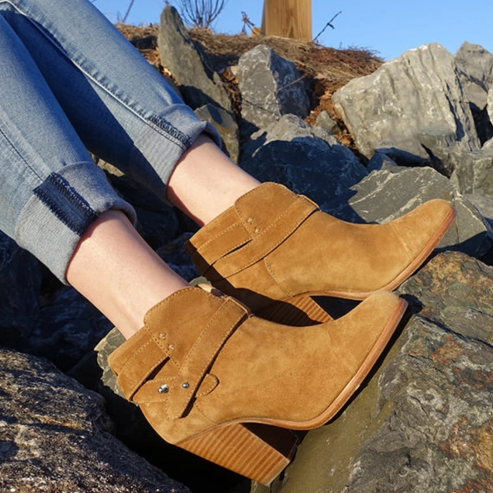 Rag & Bone Women's Harrow Leather Boot, Honey EUR 37 US 7